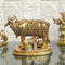 Kamadhenu Cow and Calf Brass Idol lifestyle view