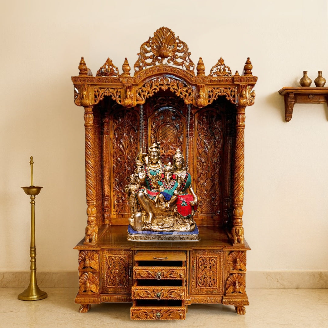 Kedaram Teak Wood Mandap (Teak) lifestyle view