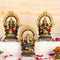 Lakshmi Ganesha Saraswati Brass Idol 2 lifestyel view