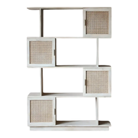 Libretto Wood Book Shelf (White) Front view