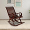 Lifestyle Image of Colorodo Teak Wood Rocking Chair (Brown)