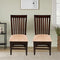 Lifestyle Image of Elstra Teak Wood Dining Chair (Brown Gold)
