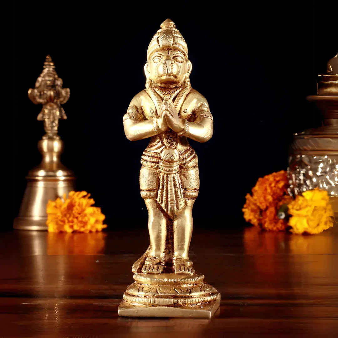 Lord Hanuman Brass idol 26 lifestyle view