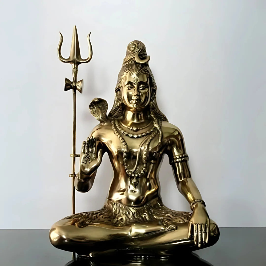 Lord Shiva Brass Idol 4 lifestyle view