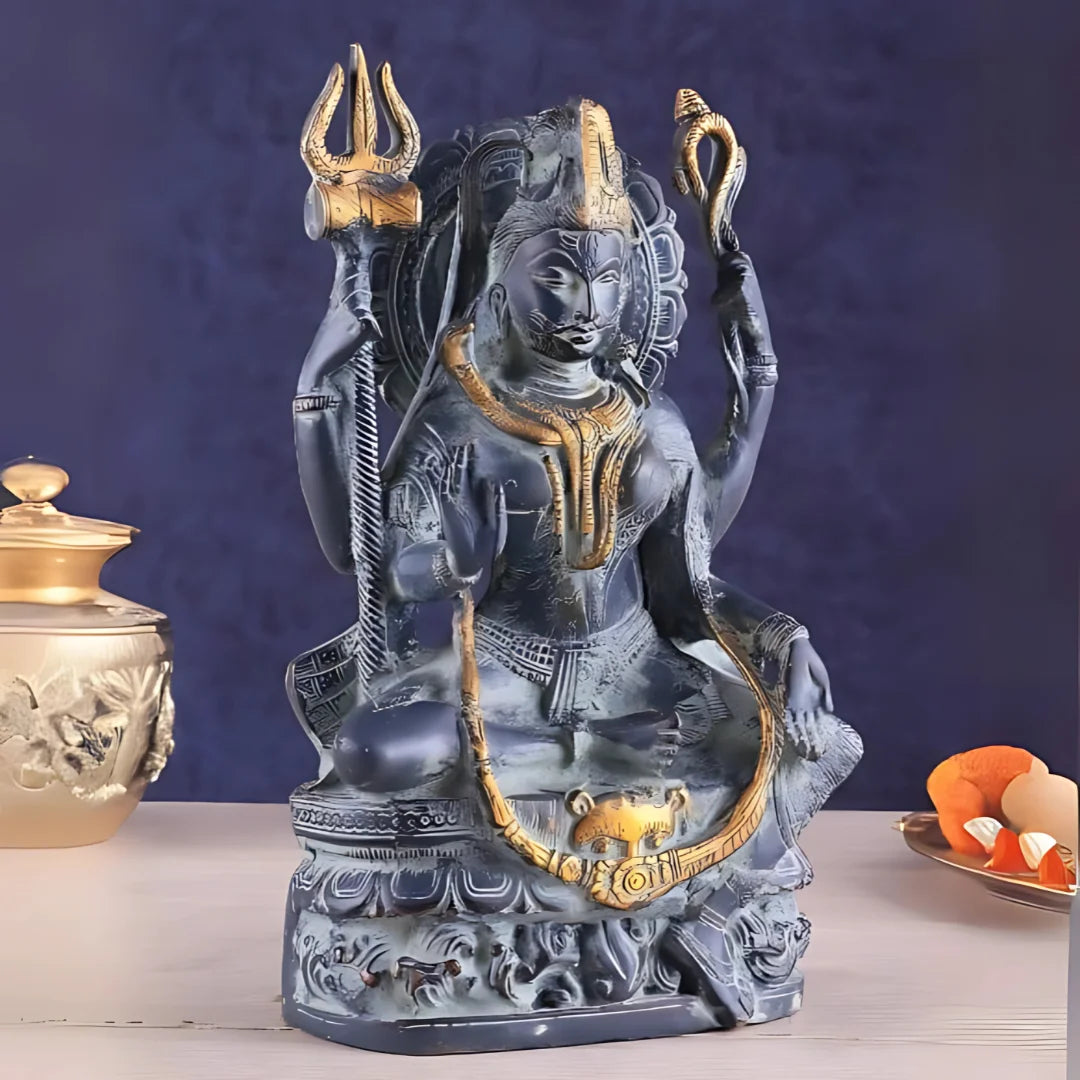 Lord Shiva Brass Idol 9 Lifestyle view
