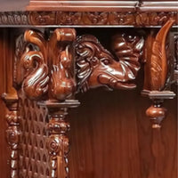 Maitri Teak Wood Mandir (Brown) zoom view