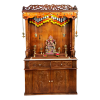 Mantrika Teak Wood Mandap (Teak) Front view