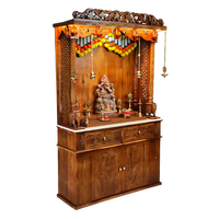 Mantrika Teak Wood Mandap (Teak) Side angle