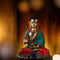 Meditating Buddha Brass Idol lifestyle view