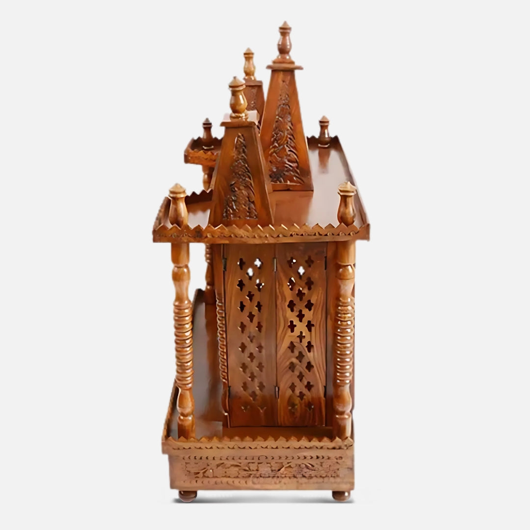 Meenakshi Teak Wood Mandir (Teak) side view