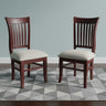 Moltena Teak Wood Dining Chair (Brown)