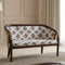 Nami Solid Wood Love Sofa (Brown Gold)lifestyle view