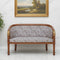 Nami Solid Wood Love Sofa (Teak Gold) lifestyle view