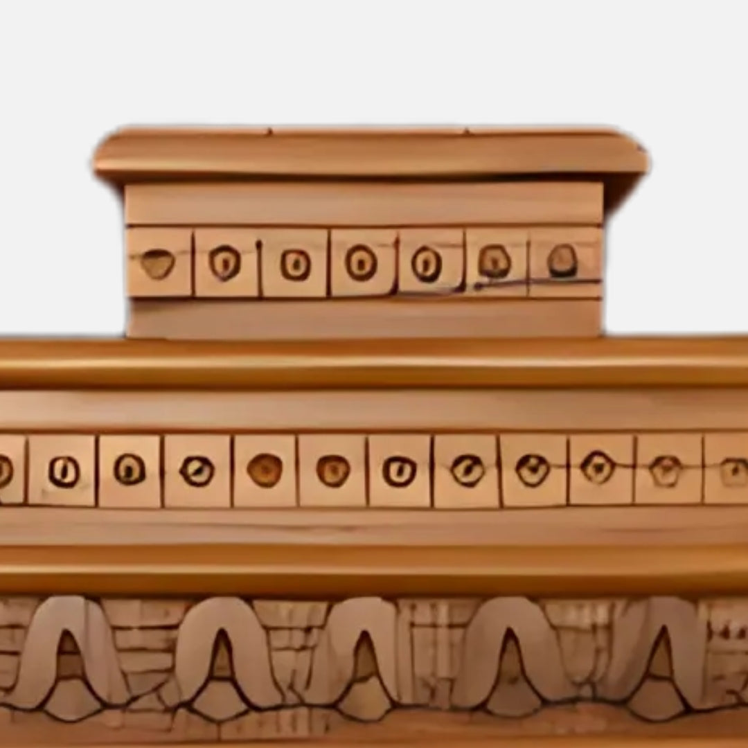 Nivriti Teak Wood Mandap (Teak) close view