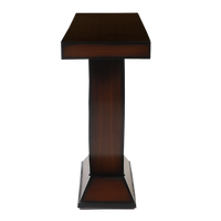 Nobilic Solid Wood Console Table in Brown color side view