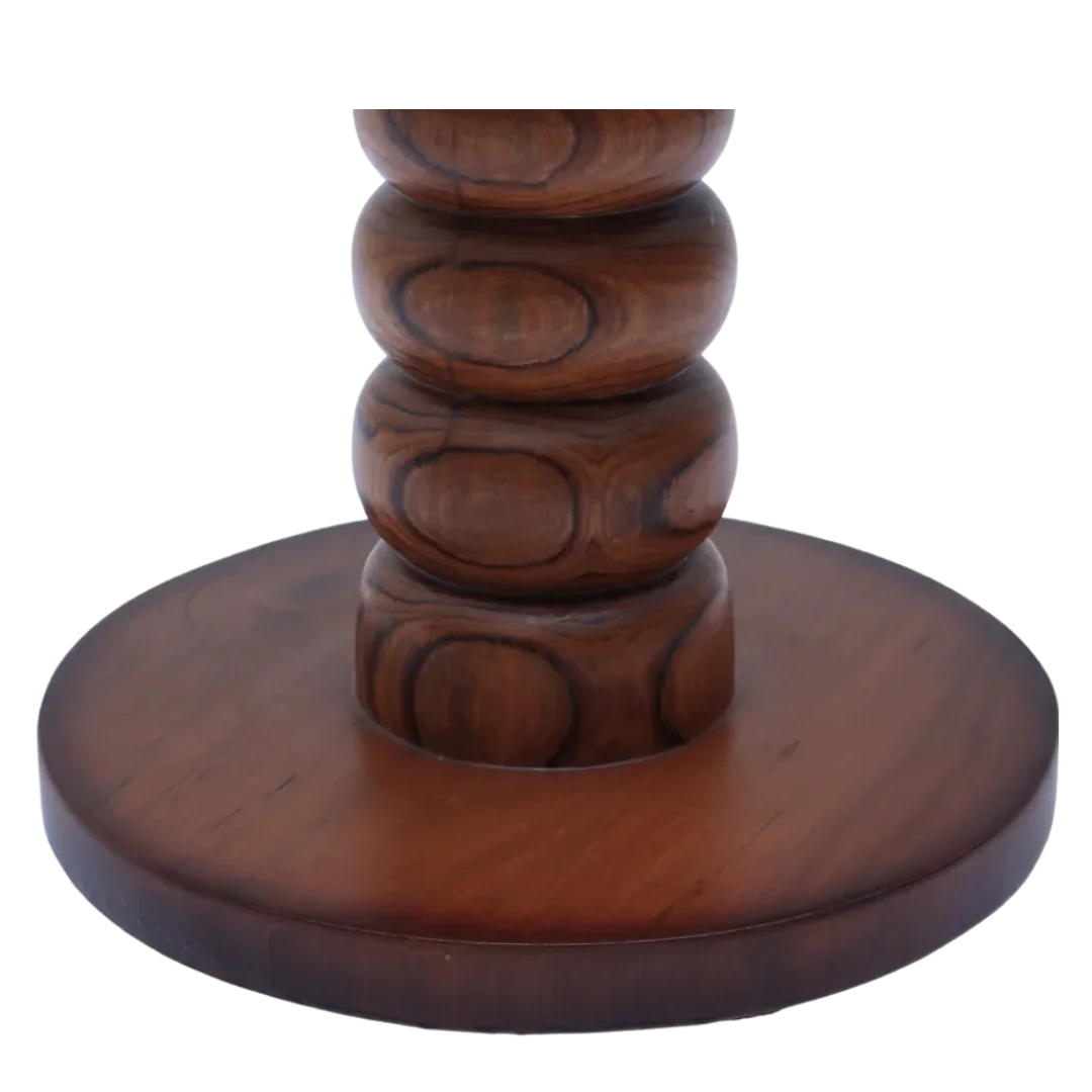 Ornate Teak Wood Coffee Table (Teak) Zoom View