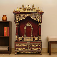 Padmavasa Teak Wood Mandap (Bown Gold) lifestyle view