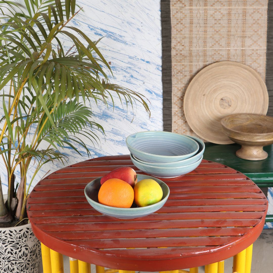 Potera Ceramic Plates (Set of 4) lifestyle view