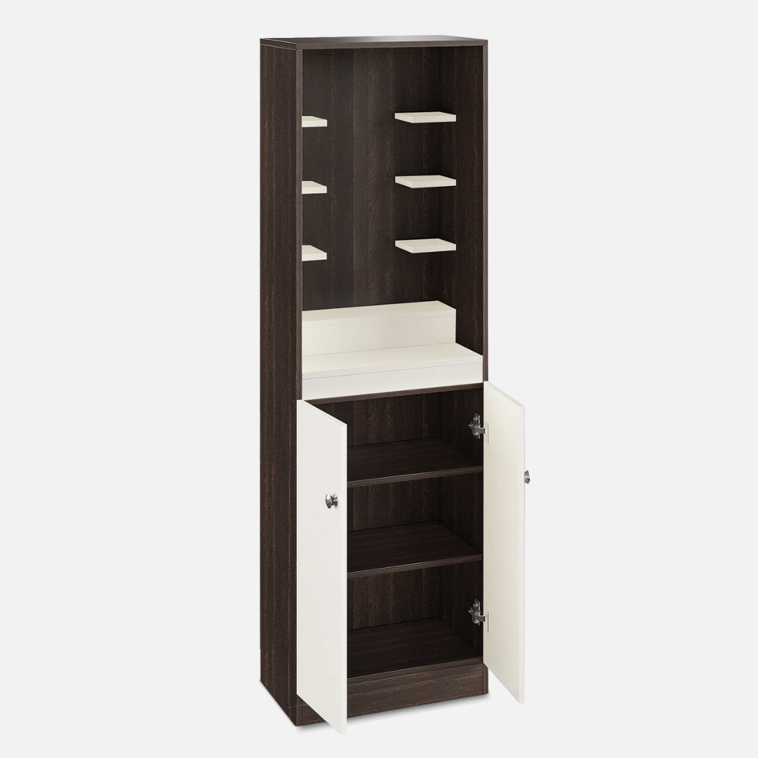 Prabhas Teak Wood Mandap (Wenge White) open door side view