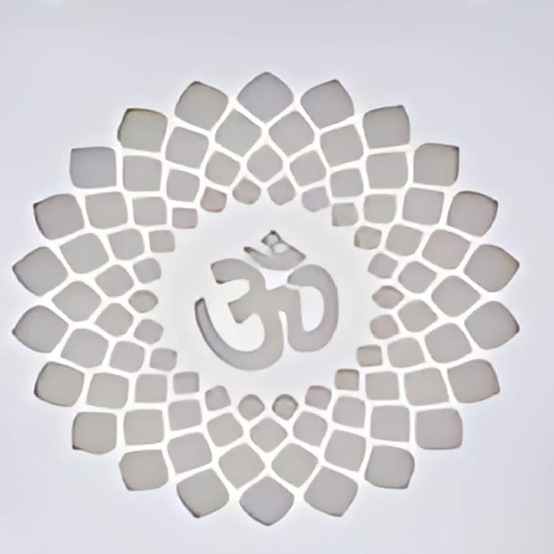 Prakasham Wooden Pooja Mandir (White) zoom view