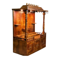 Pranavya Teak Wood Mandap (Teak) Side Angle