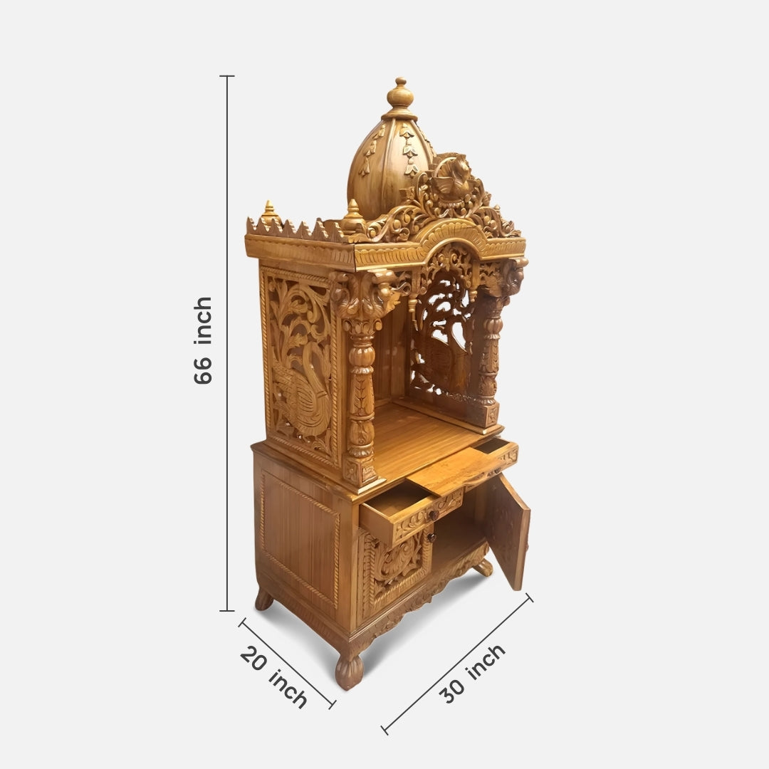 Pranidhi Teak Wood Mandap (Teak) dimensions