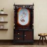 Prarthika Teak Wood Mandap (Brown)