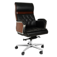 Presidency Recliner Office Executive Chair (Black) Side view