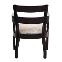 Projakto Teak Wood Living Room Chair in Brown color back view