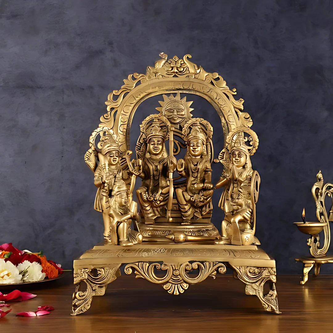 Ram Paribar Brass Idol lifestyle view