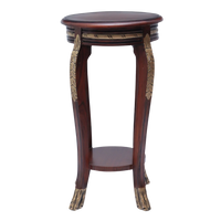 Regal Teak Wood Planter Table (Brown) front view