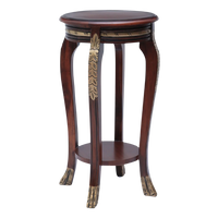 Regal Teak Wood Planter Table (Brown) front view