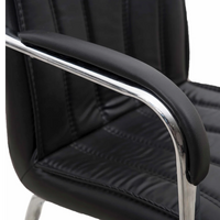 Restry Visitor Chair with Armrest(Black) zoom view