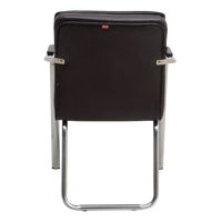 Restry Visitor Chair with Armrest(Brown) back view