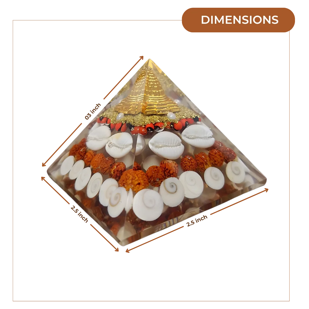 Rudraksha Vastu Pyramid dimensions
