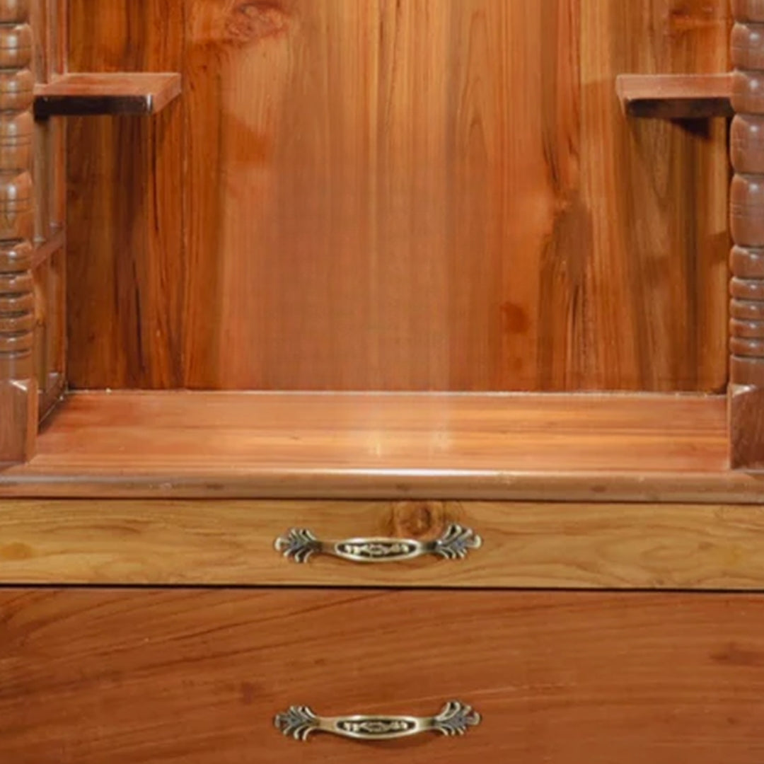 Saanjhita Teak Wood Mandap (Teak) close view