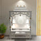 Saarthaka Wooden Pooja Mandap (White Gold) lifestyle view