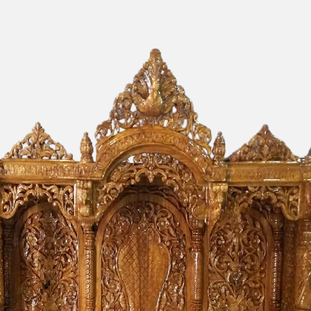 Santosham Teak Wood Mandap (Teak) zoom view