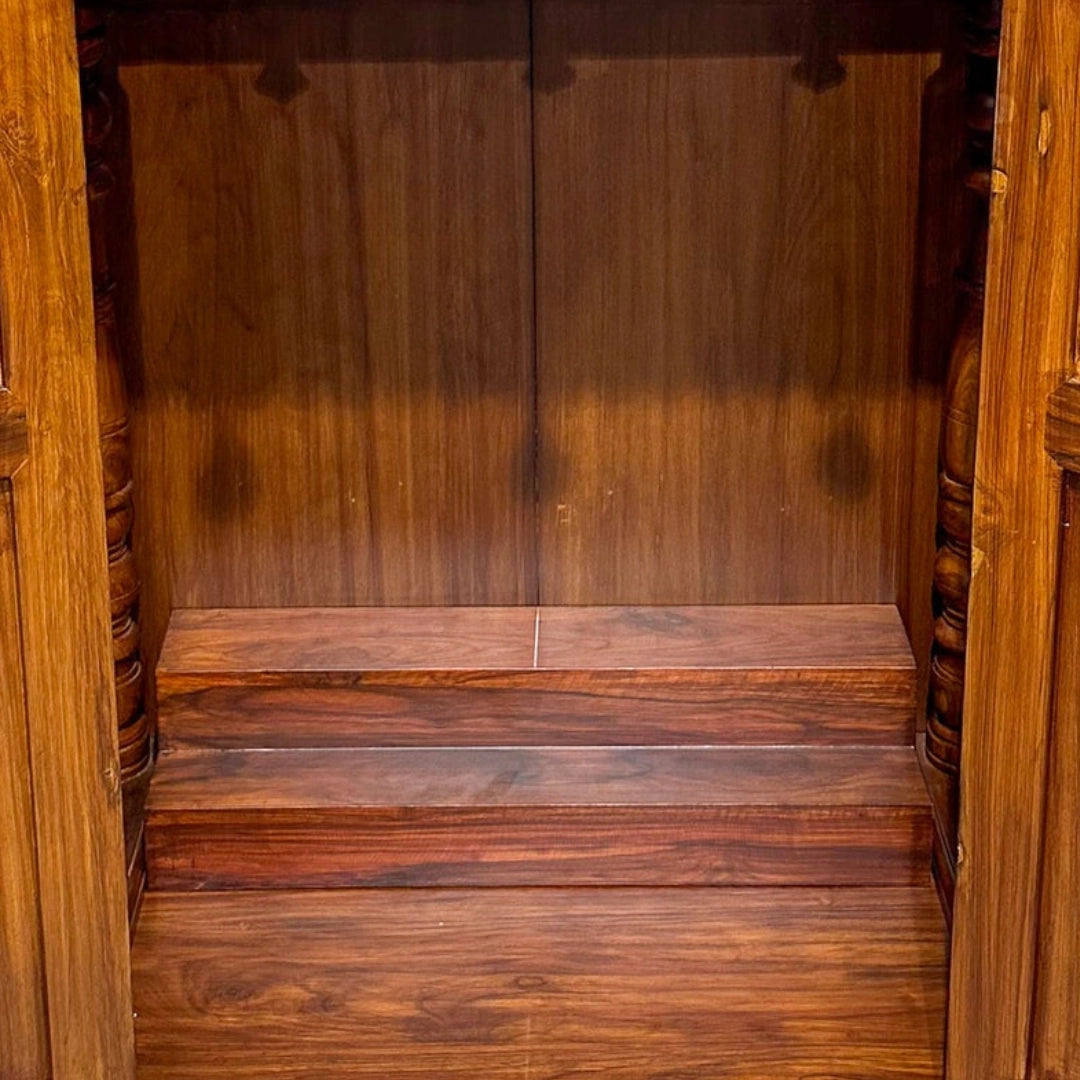 Sara Teak Wood Mandap (Teak) zoom view