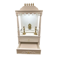 Sarovar Teak Wood Mandap (White) open door view
