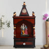 Satvika Wall Mount Pooja Mandir without Door (Brown Gold)
