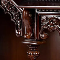 Satyaprakash Teak Wood Mandap (Brown) close view