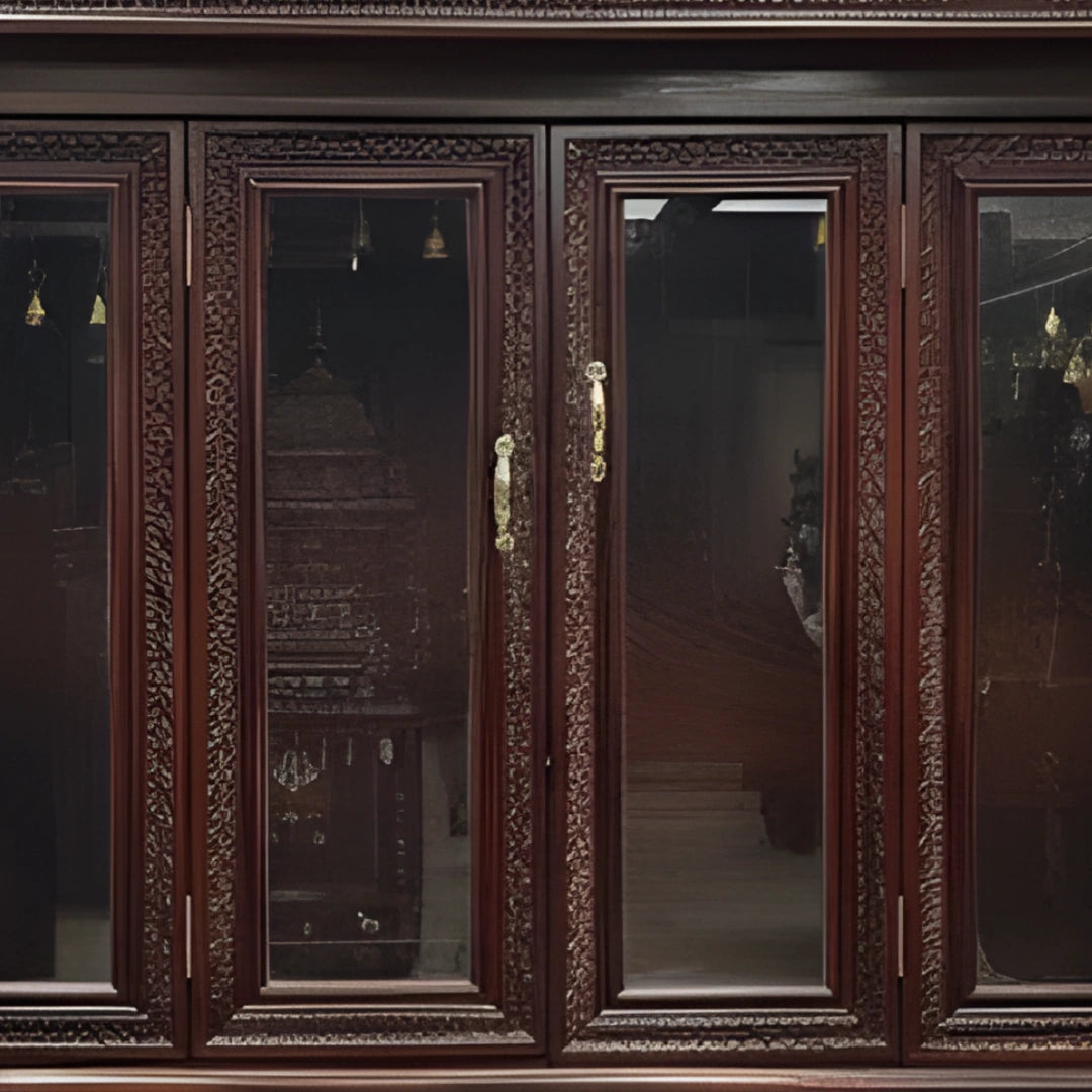 Satyarath Teak Wood Mandap (Brown) zoom view