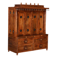 Sharvya Teak Wood Mandap (Teak) Side Angle