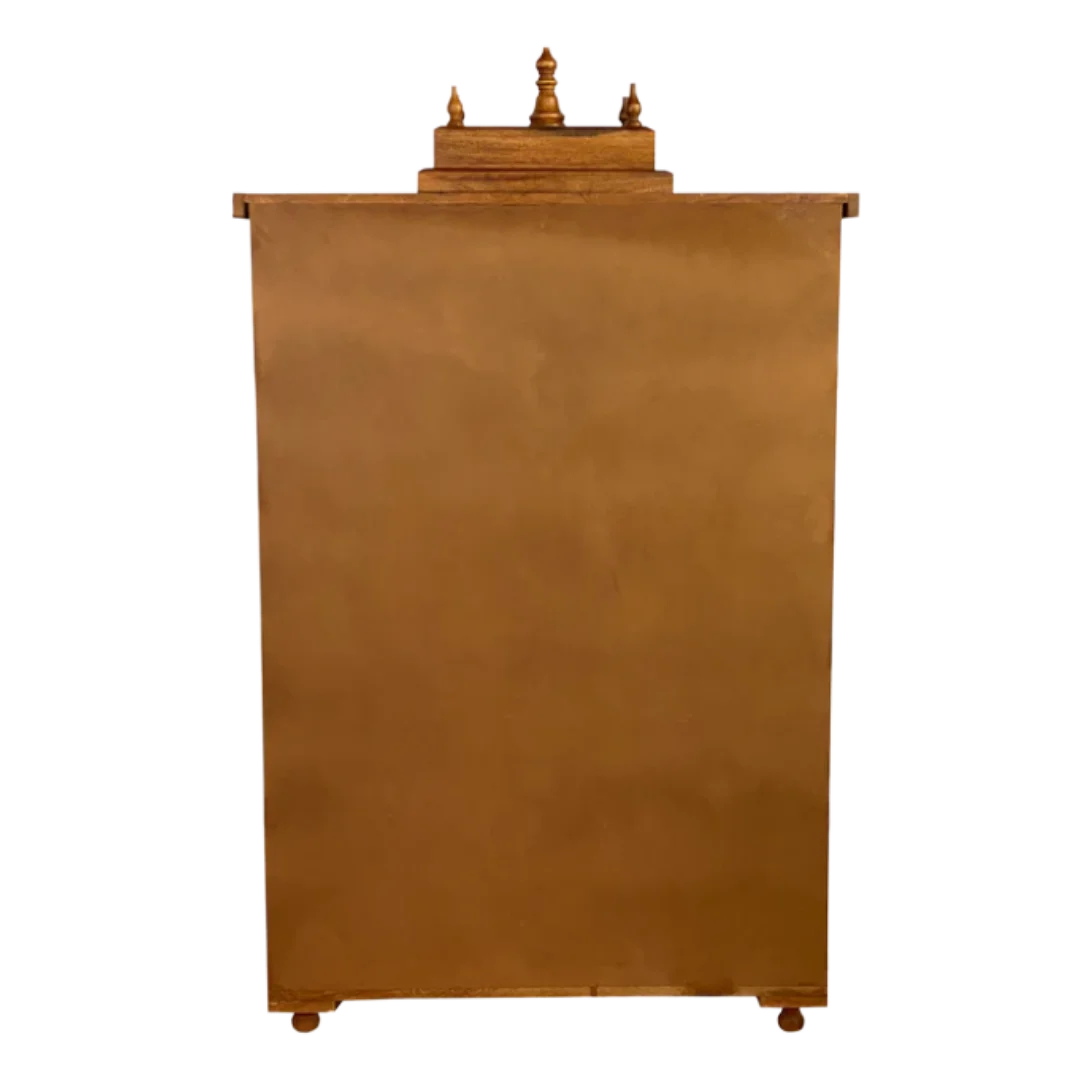 Shatrika teak Wood Mandap (Teak) Back view