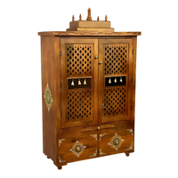 Shatrika teak Wood Mandap (Teak) Side Angle
