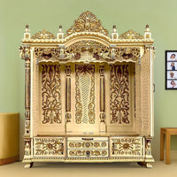 Shreejyoti Teak Wood Mandap (Gold) lifestyle view