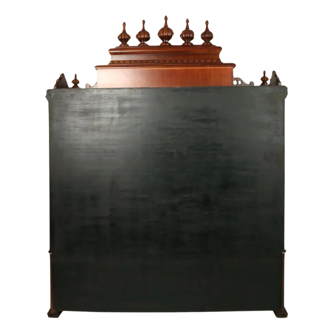 Shrivatsa Teak Wood Mandap (Brown) Back View