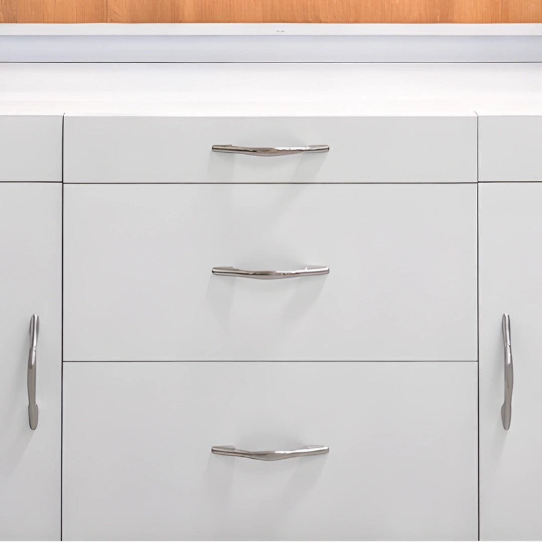 Shubhranshi Wooden Corain Mandir (White) drawers