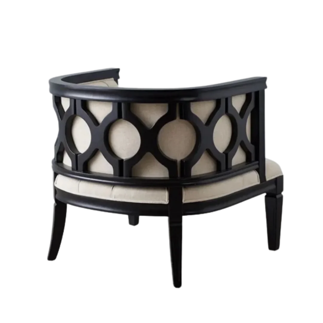 Sienna Curve Lounge Chair Back View